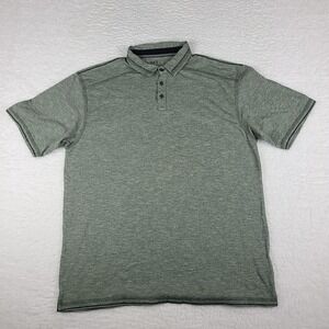 Buckle Polo Shirt Mens 2XL XXL Olive‎ Green Cotton Performance Short Sleeve BKE